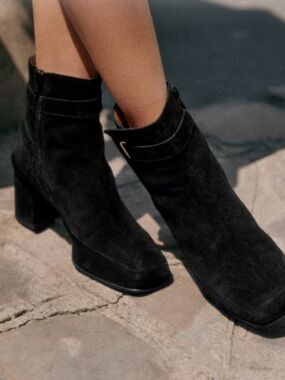 Sezane Brooklyn Boots Black - Size 9